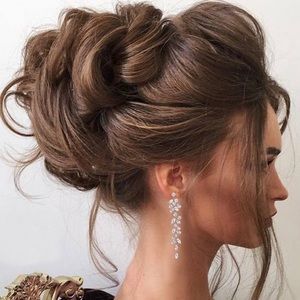 Crystal dangle earrings